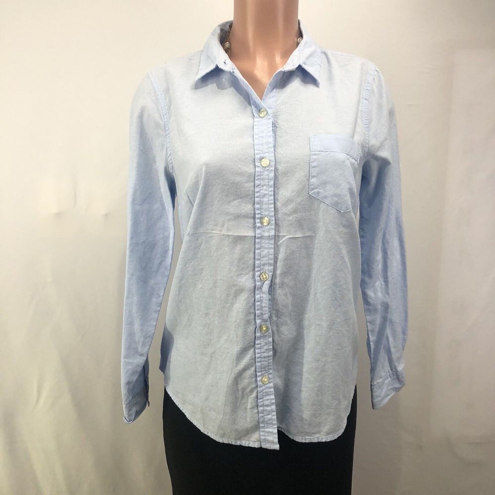 Old Navy Button Up Womens M Blue - Picture 15 of 16